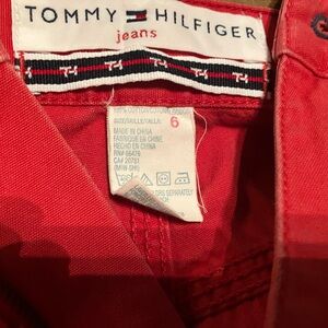 Tommy Hilfiger “Vintage” Red Carpenter Pants Sz 6R
